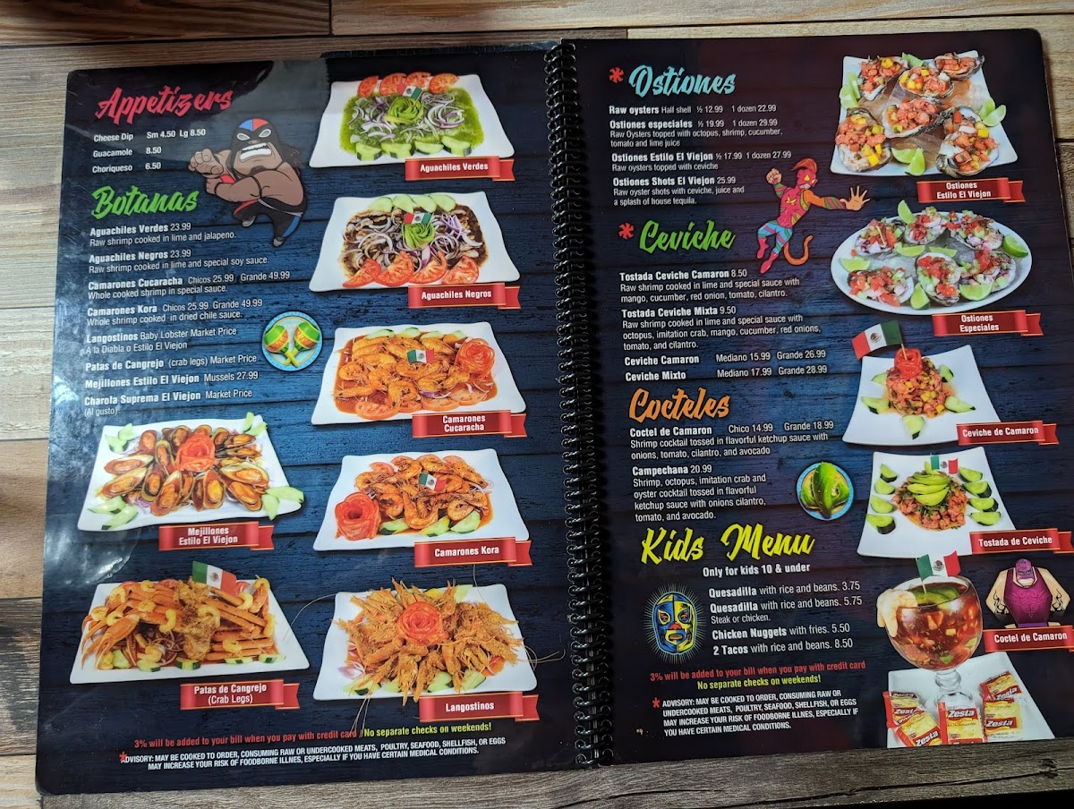 Menu - El Viejon photo 1