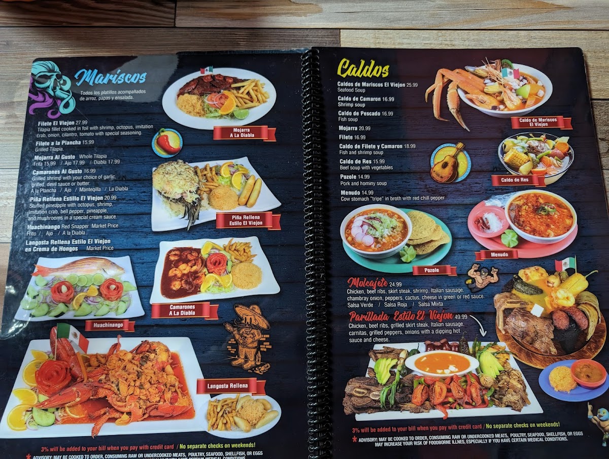 Menu - El Viejon photo 3