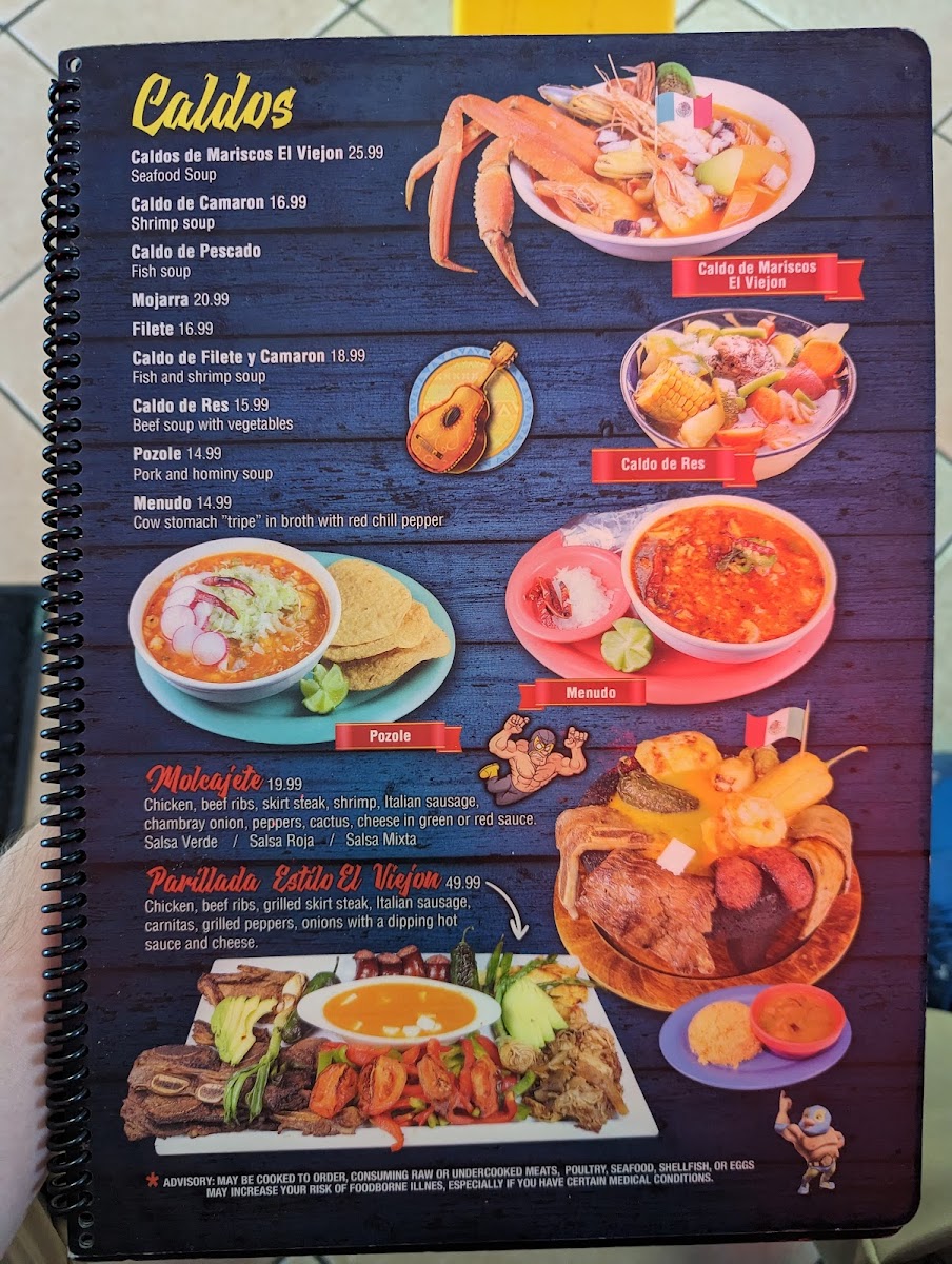 Menu - El Viejon photo 8